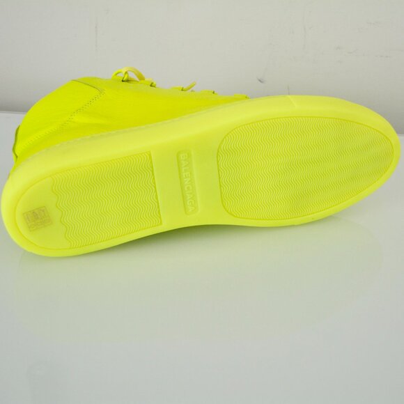 NIB BALENCIAGA MENS HITOP LEATHER SNEAKERS - Picture 6 of 8